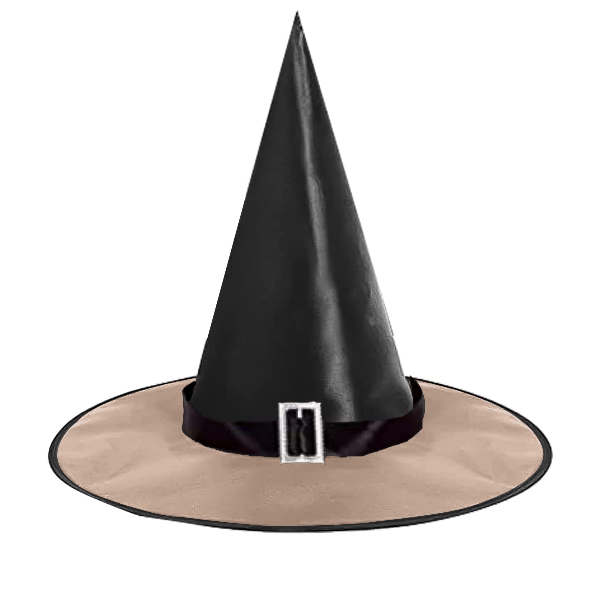 Black Witch Hat With Buckle