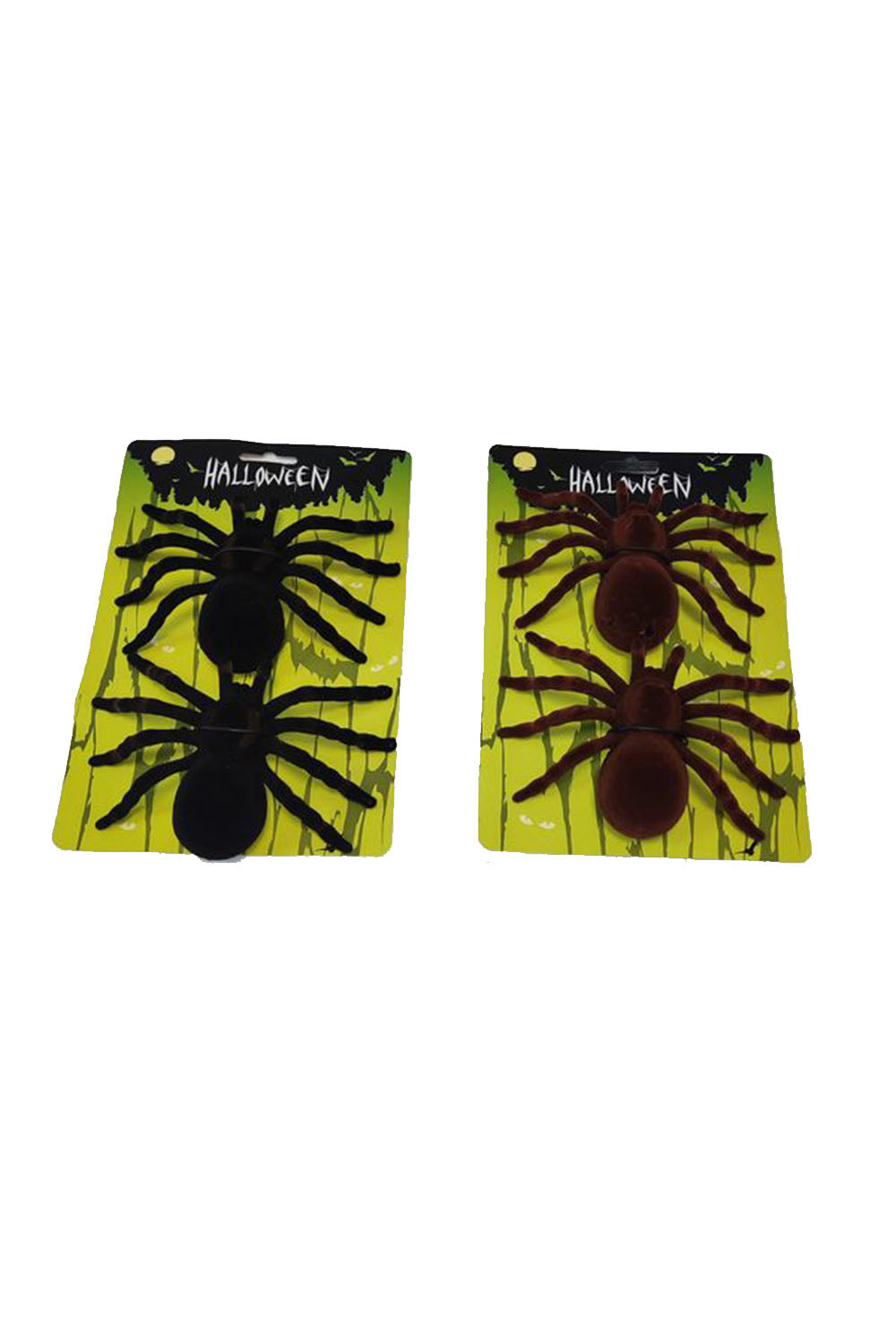 Spider Flocked 2 Packet 2 Assorted