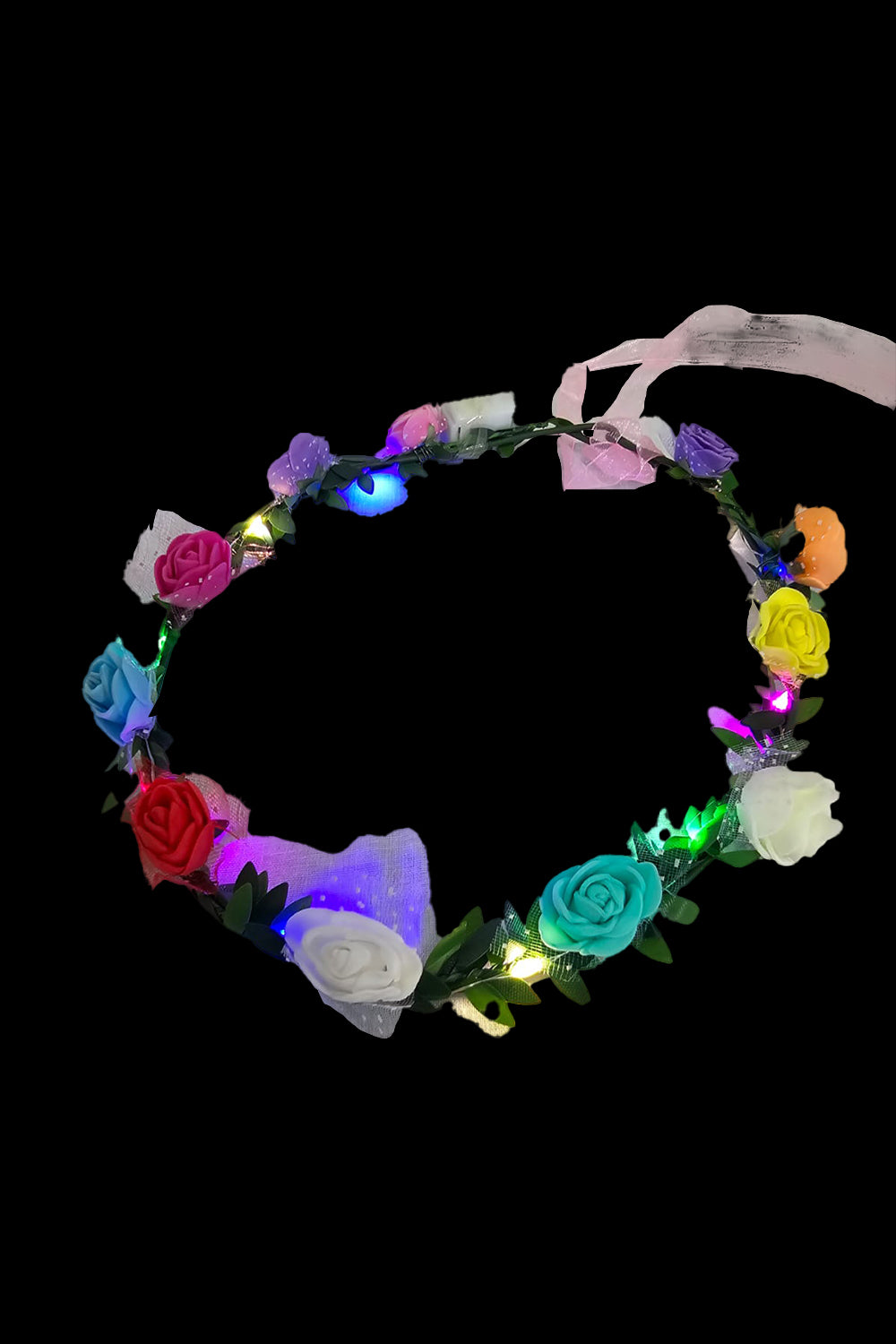 Light Up Flower Head Band