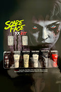 Wickedfun Scare Face Makeup Kit With Zombie Daily Contact Lense