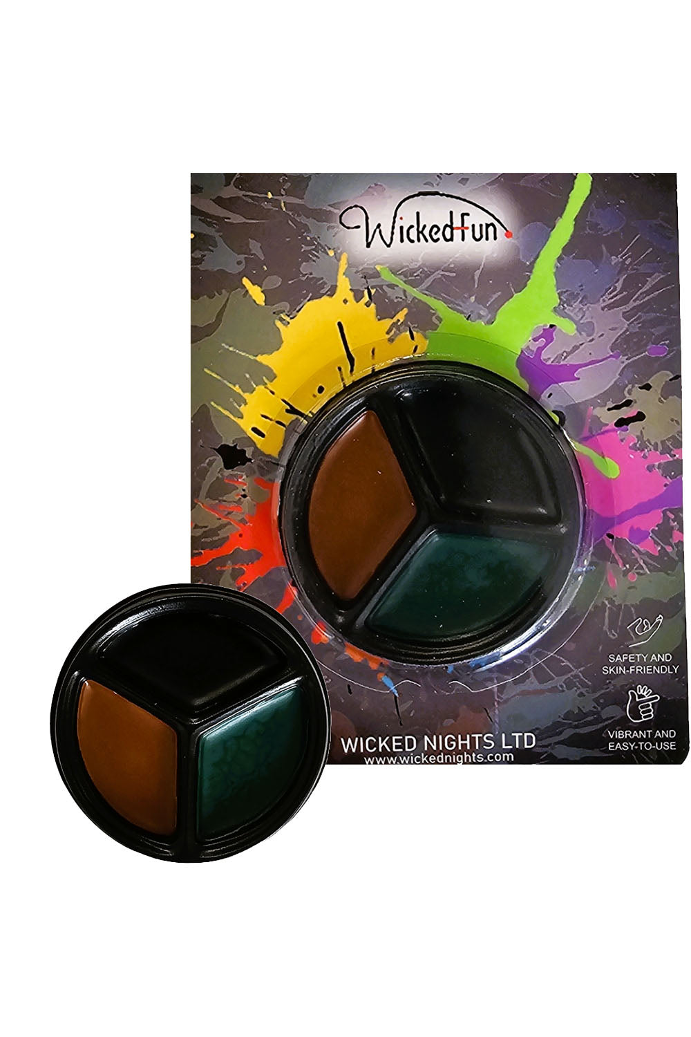 Triple Colour Face and Body Paint